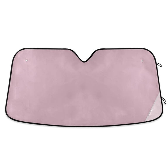 Pale Mauve Car Windshield Sun Shade Foldable Car Front Window Visor Heat and UV Protection 53x23.5