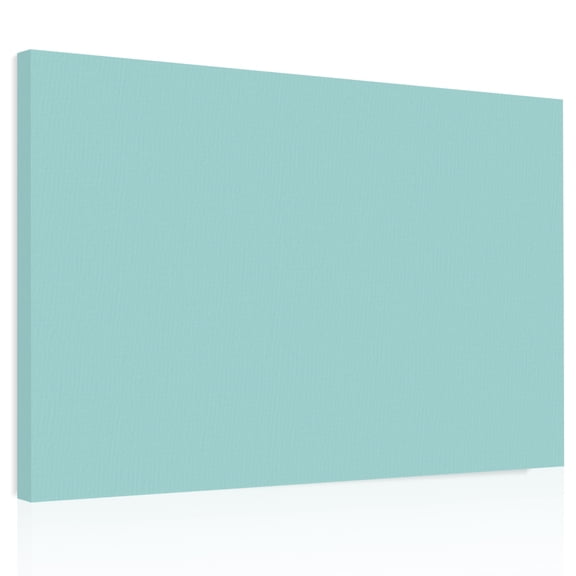 Pale Mint Canvas Print Wall Art, Minty Green Color Solid Background Rustic Farmhouse Wall Decor Modern Artwork Paintings Pictures for Living Room Framed and Stretched Ready to Hang 24" x 32"