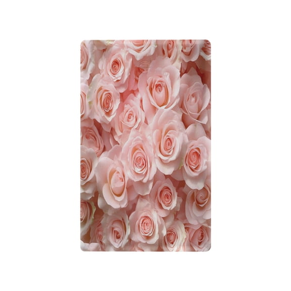 Pale Pink Rose Sea Light Switch Cover Switch Plate Outlet Cover Plug Cover for Electrical Outlet