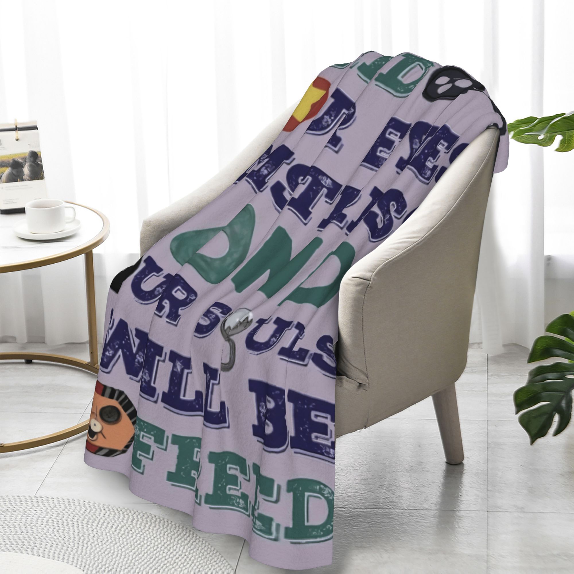 Pale Purple Coraline Blanket for Couch Bed Throw Blanket, Aesthetic