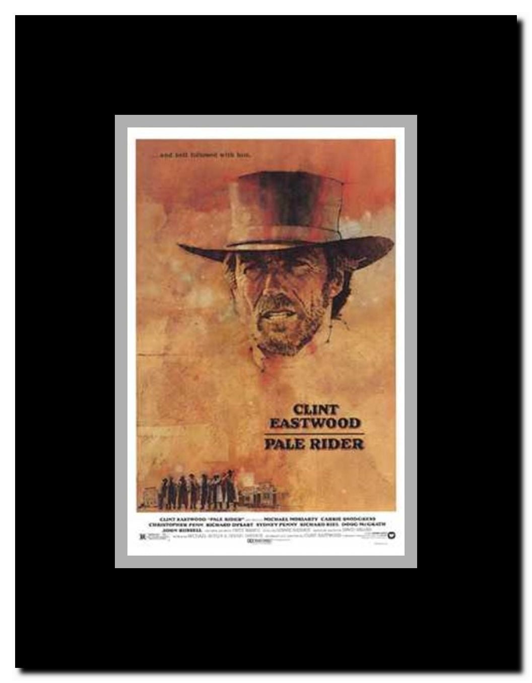 Pale Rider Framed Movie Poster