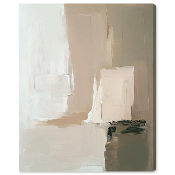 Pale Textured Silence II Canvas Neutral Boho by Art Remedy, Gallery Wrapped, 30 x 36