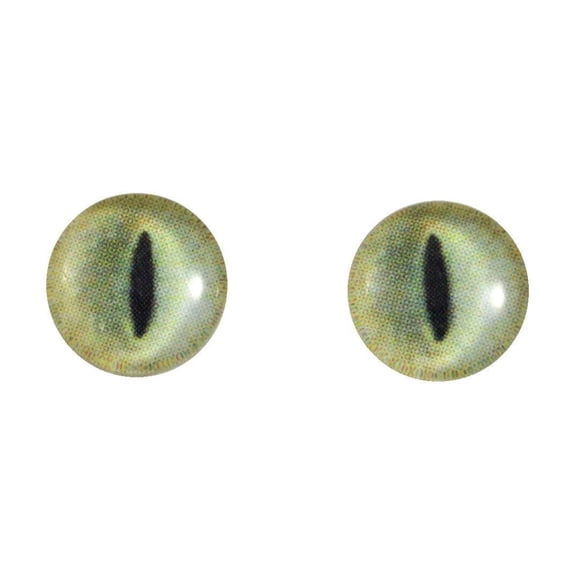 Pale Yellow Cat Glass Eyes