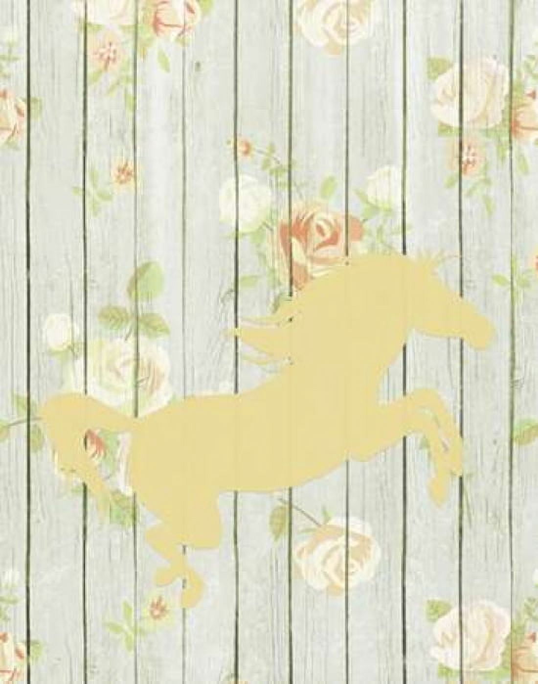 Pale Yellow Horse Canvas Art - Tara Moss (22 x 28)