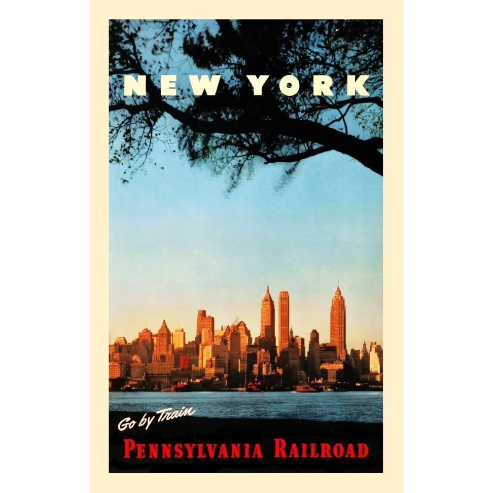 Pennsylvania Railroad New York Poster Print by unknown (18 x 24