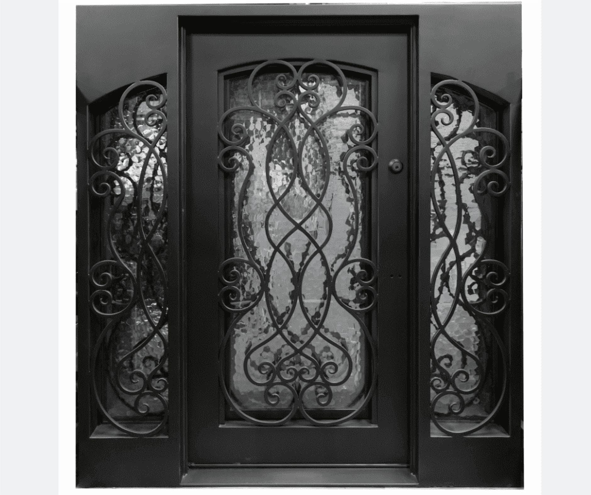 Palencia with Sidelites Double Iron Door 74.5" x 97.5" - Walmart.com