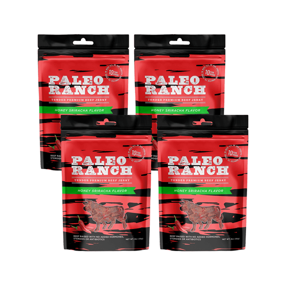 Paleo Ranch Honey Sriracha Beef Jerky