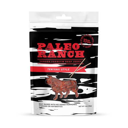Paleo Ranch Teriyaki Beef Jerky Pouch, 2 oz (Pack of 1)