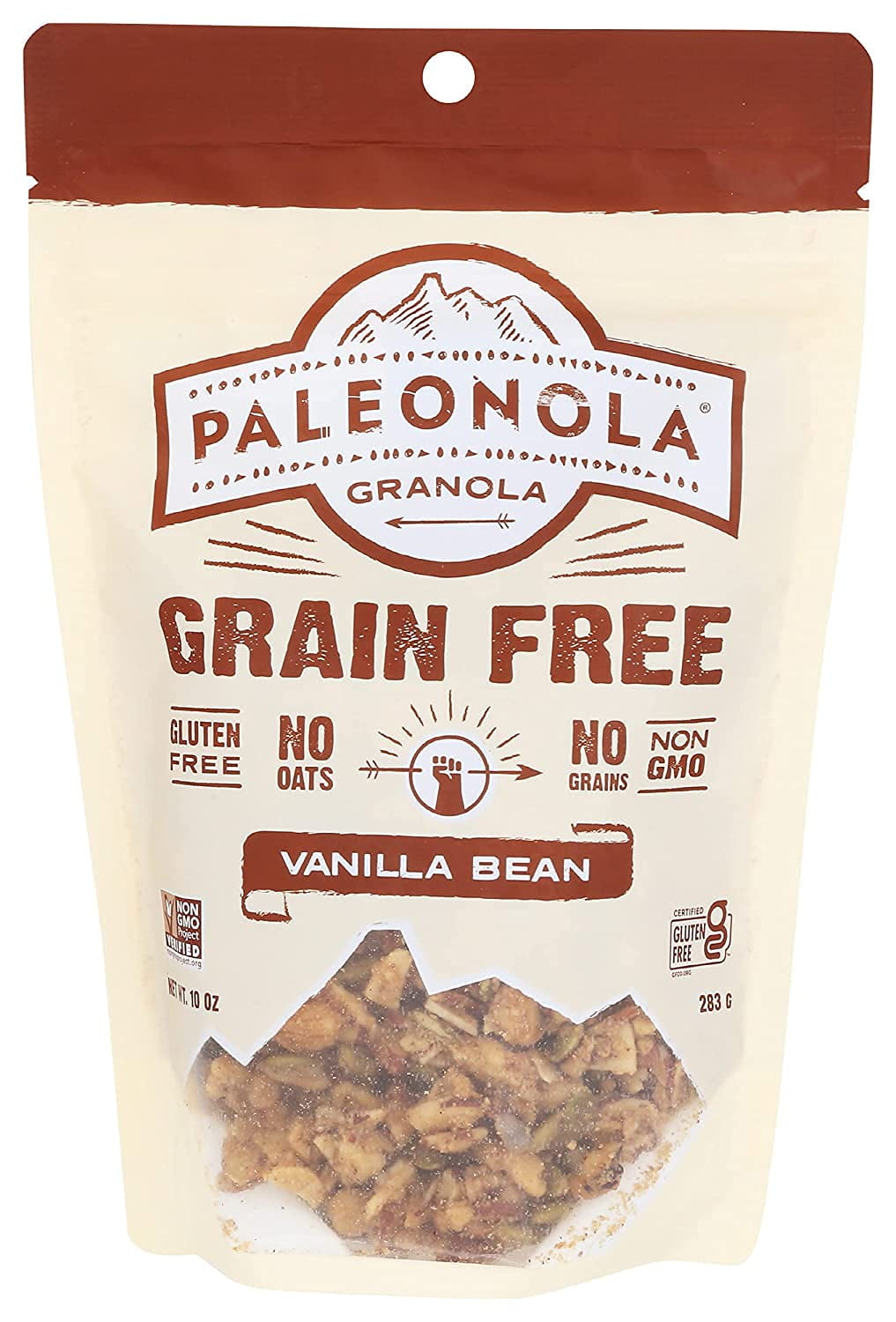Paleonola Grain Free Granola Vanilla Bean Flavor Non-GMO, Grain, Soy, Gluten, Dairy Free Low Carb Protein Snack For A Healthy Breakfast
