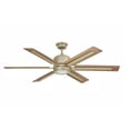 thumbnail image 1 of Palermo Grove 60 in. 6-Blade LED Indoor Antique Nickel Farmhouse Dual Mount Ceiling Fan with Light and Remote Control, 1 of 6