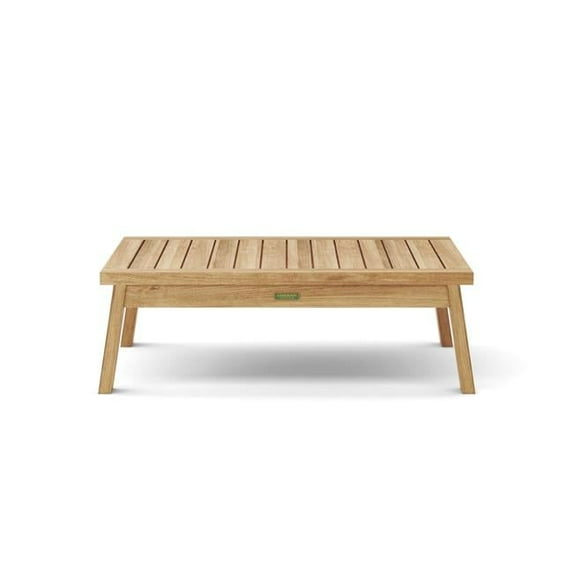 Palermo Rectangular Coffee Table, Natural Smooth Well Sanded