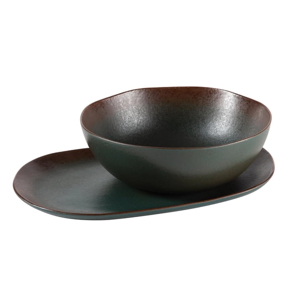 Palermo Sin 2 Piece serving Bowl and Platter