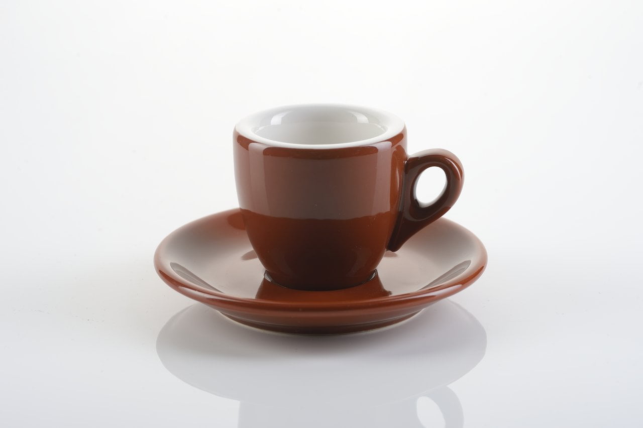 Palermo Style Espresso Cups Brown