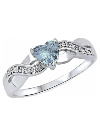 Blue promise rings for couples deals
