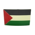 thumbnail image 1 of Palestine Belt Buckle Square Flag Gaza Middle East Metal western Palestinian, 1 of 2