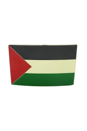 Palestine Belt Buckle Square Flag Gaza Middle East Metal western Palestinian