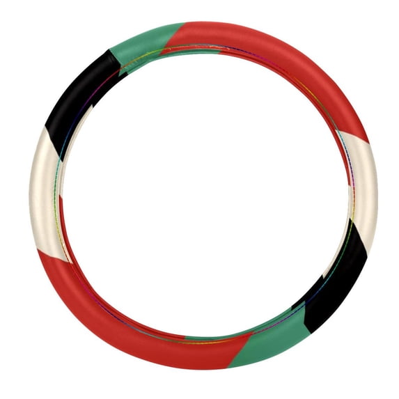 Palestine Car Wheel Covers 14.5 Inch Printing PVC Leather Auto Accessories Steering Wheel Cover