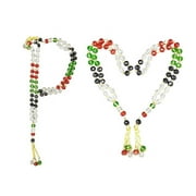Palestine Flag Beads [6 Pack]Palestine Wedding Favors QUDS Palestine Glass Misbaha-Jerusalem-Al Aqsa Gaza Islamic Favor Quran Muslim Gifts Ramadan Favors Eid Favors Islamic Gifts 123