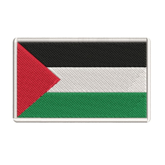 Palestine Flag Embroidered Iron-on Patch