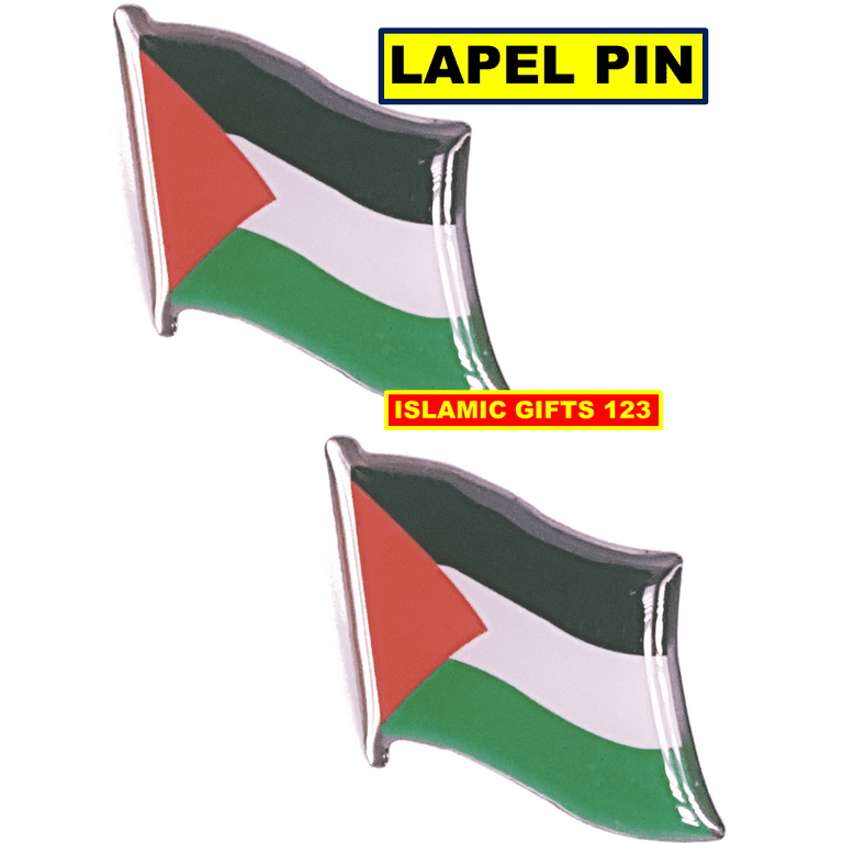 Palestine Flag Lapel Pins[ 12] Metal Pin Palestine Flag FREE PALESTINE UN  Gaza Badges Jerusalem Arab Shemagh Arafat AL-AQSA Islamic Gifts 123 