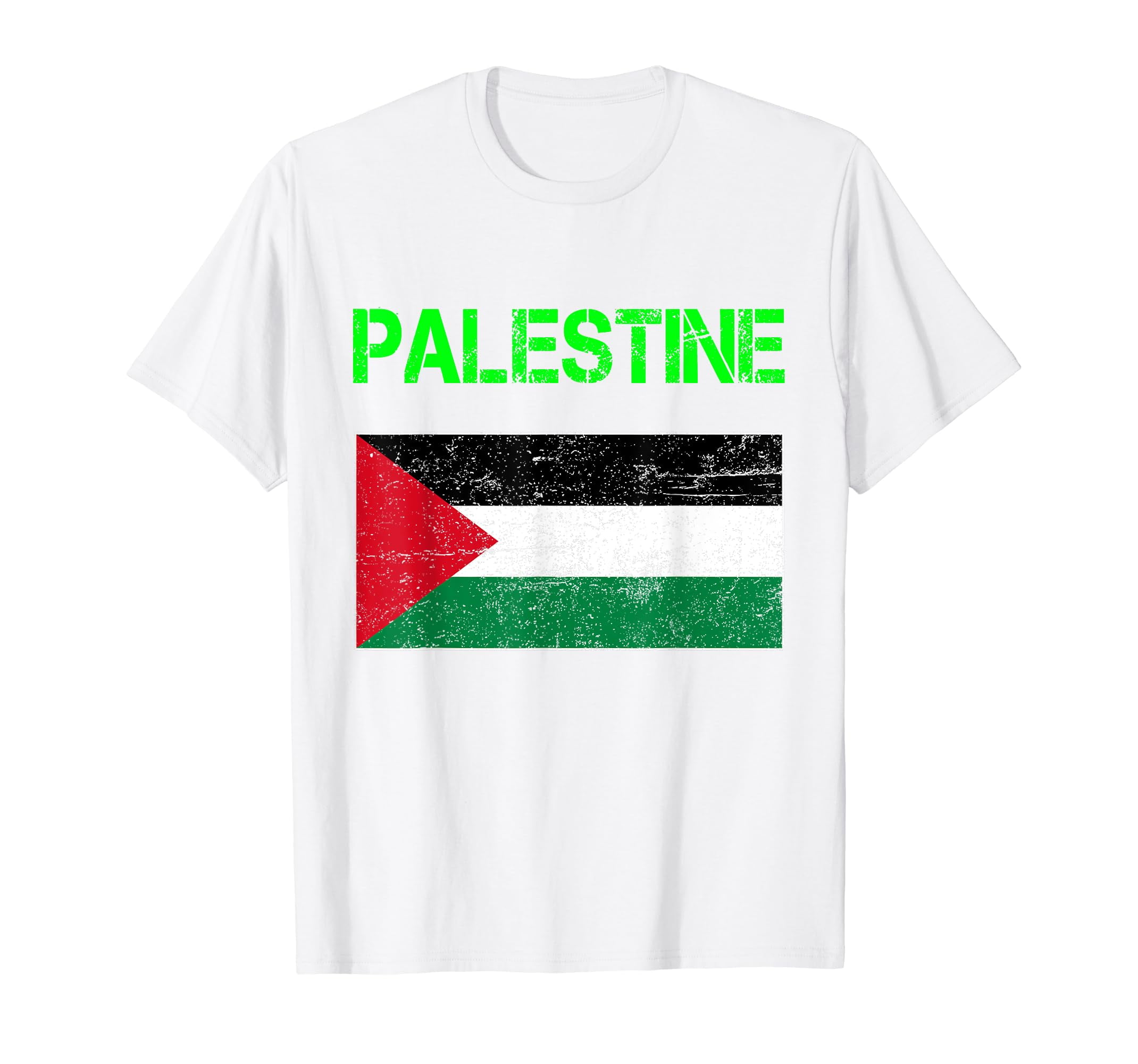 Palestine,Flag of Palestine,Palestine flag White TShirt