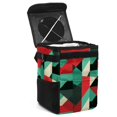 thumbnail image 1 of Palestine Mini Trash Can for Car: Foldable, Leak-Proof with Lid, Hanging Storage Bag - Car Trash Bin, 1 of 1
