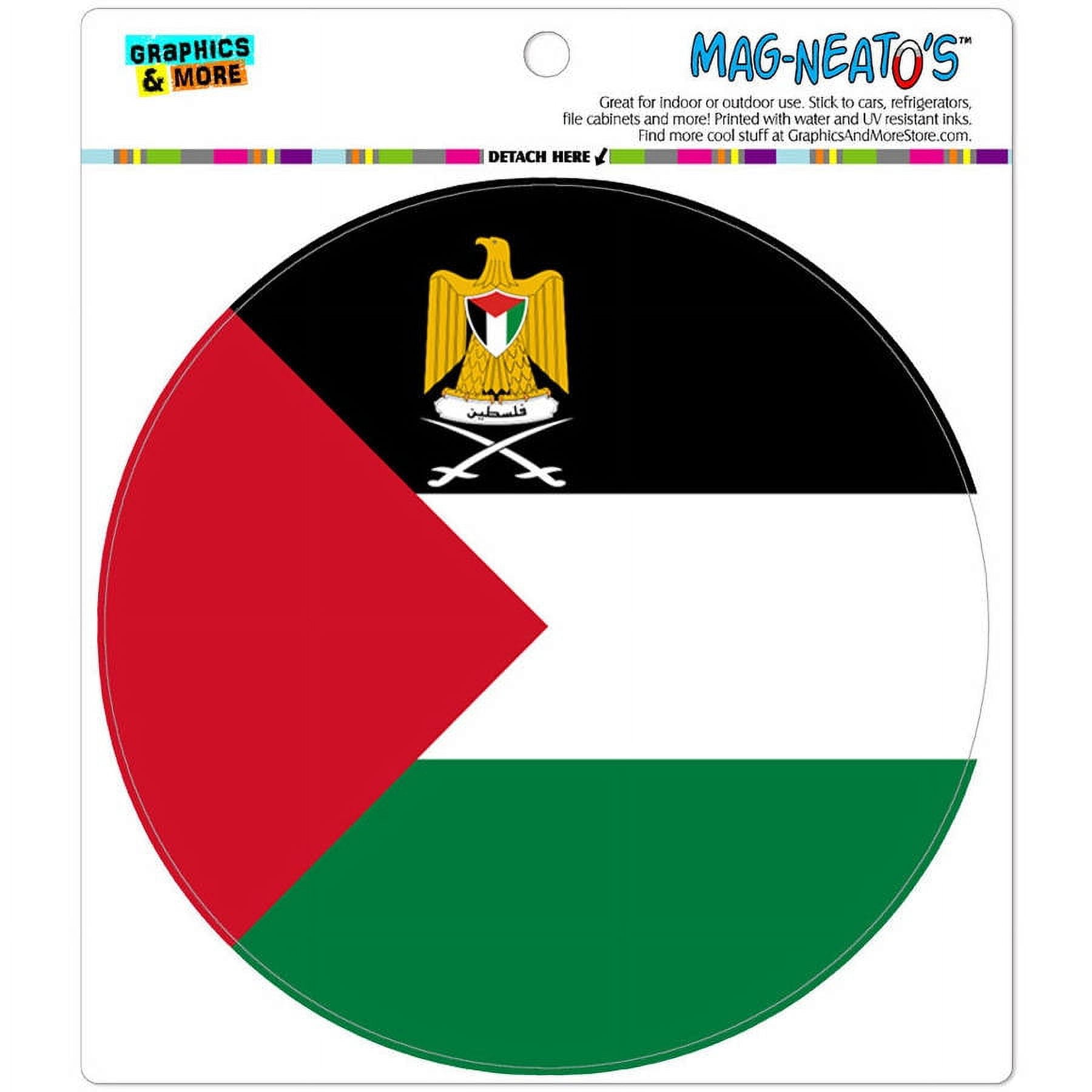 Palestine National Country Flag Automotive Car Refrigerator Locker