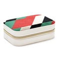 thumbnail image 1 of Palestine Velvet Portable Storage Box with Removable Compartment – Jewelry Display, Earring Holder, Necklace Holder – Great Gift, 1 of 7