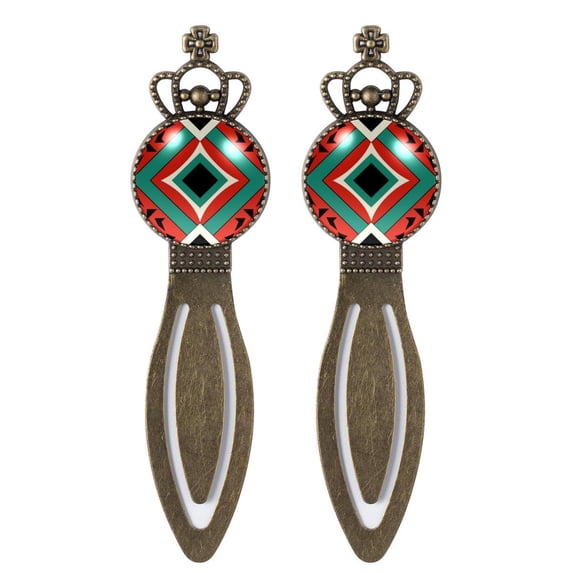 Palestine Vintage Copper Crown-Shaped Bookmarks: Stainless Steel Material, Set of 2 - Ideal Gift for Book Lovers and Readers
