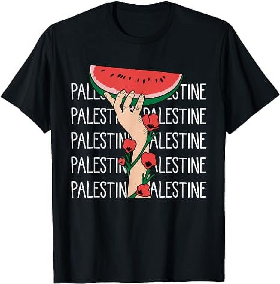Palestine Watermelon Palestine Women’s Palestine Map Kids T-Shirt