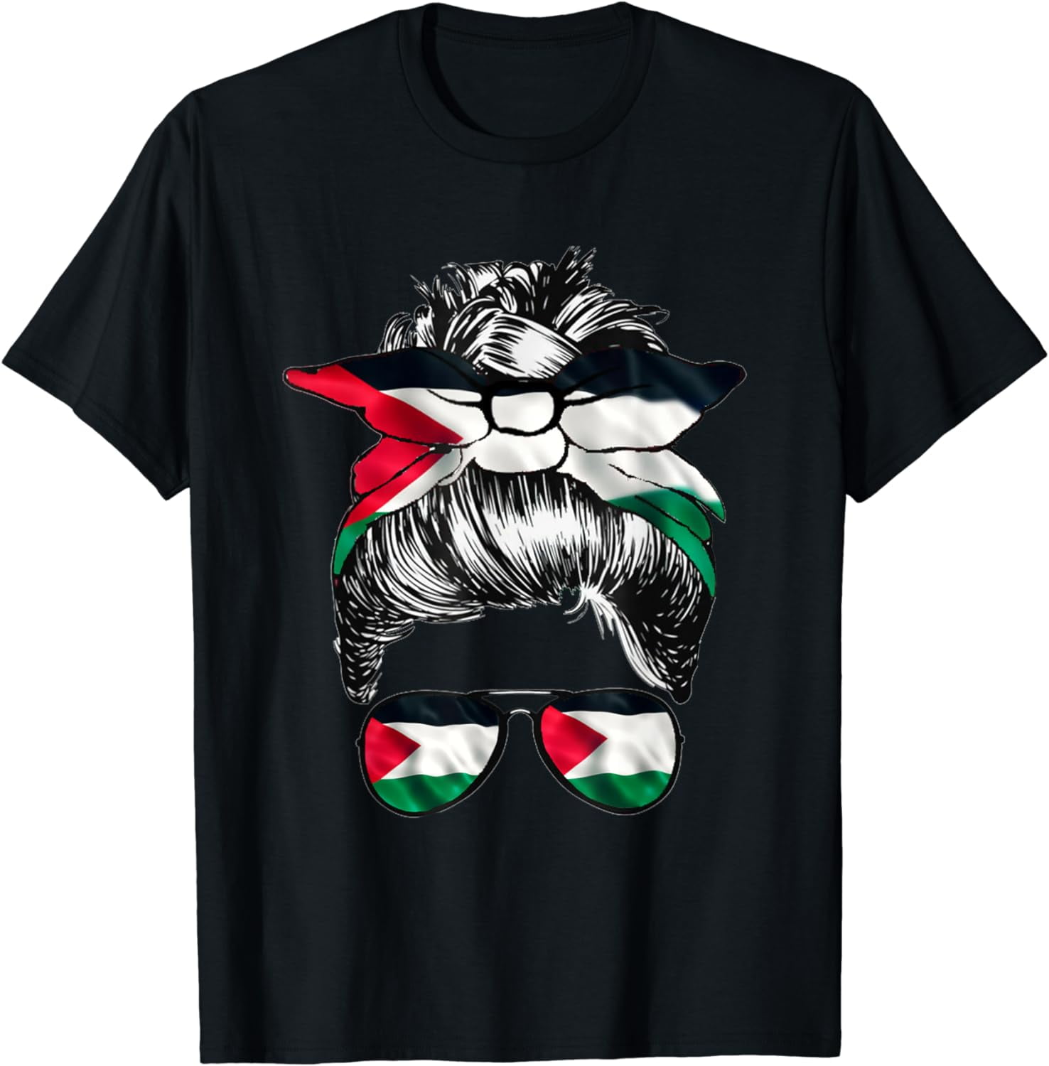 Kids 100% Cotton T - White Little Miss Palestine