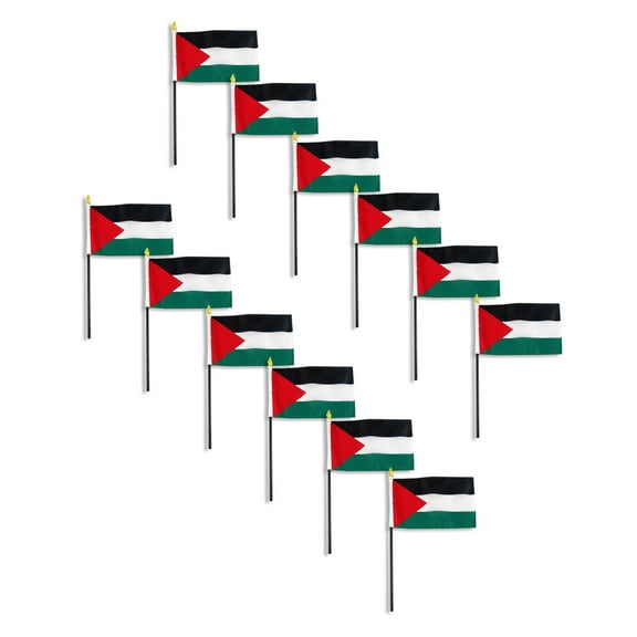 Palestine flag 4 x 6 inch - 12 PK