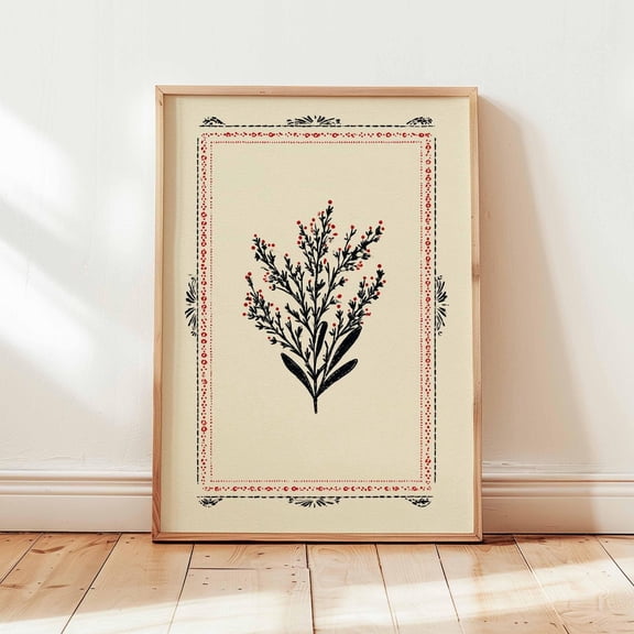 Palestinian Tree Branch Print Traditional Arabic Art Islamic Decor Persian Decor Palestine