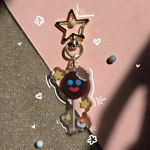 Paleta Payaso Keychain | Cute Mexican Candy Keychain | Acrylic Epoxy keychain (1 keychain)