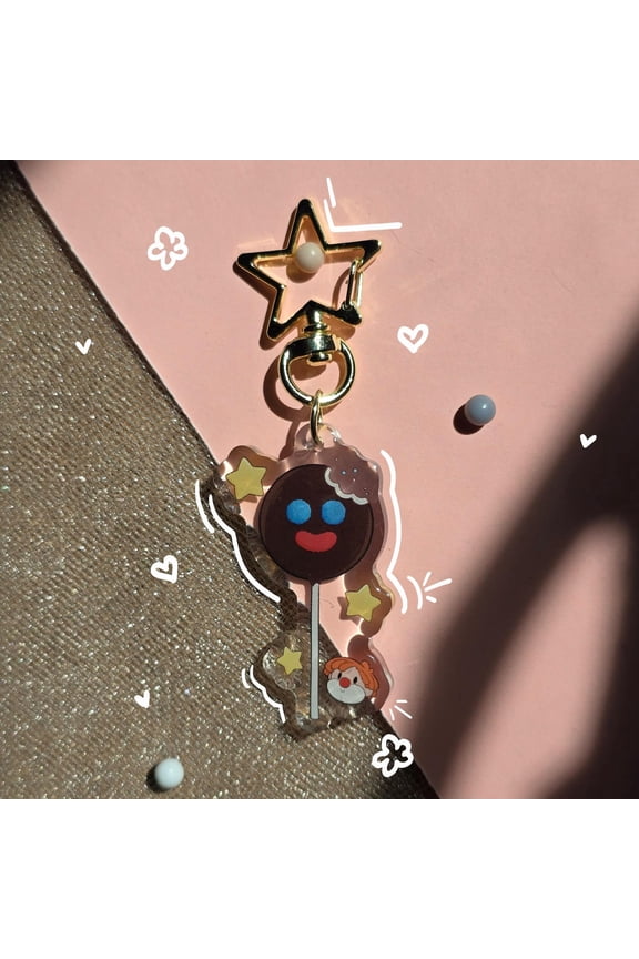 Paleta Payaso Keychain | Cute Mexican Candy Keychain | Acrylic Epoxy keychain (1 keychain)