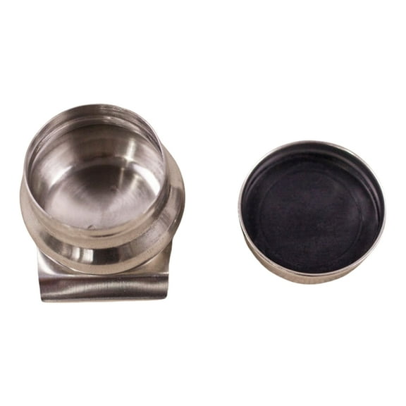 Double Dipper Palette Cup with Lid and Clip Oil Painting Palette Cup Large Mouth Oil Paint Pots Container Art Suppllies