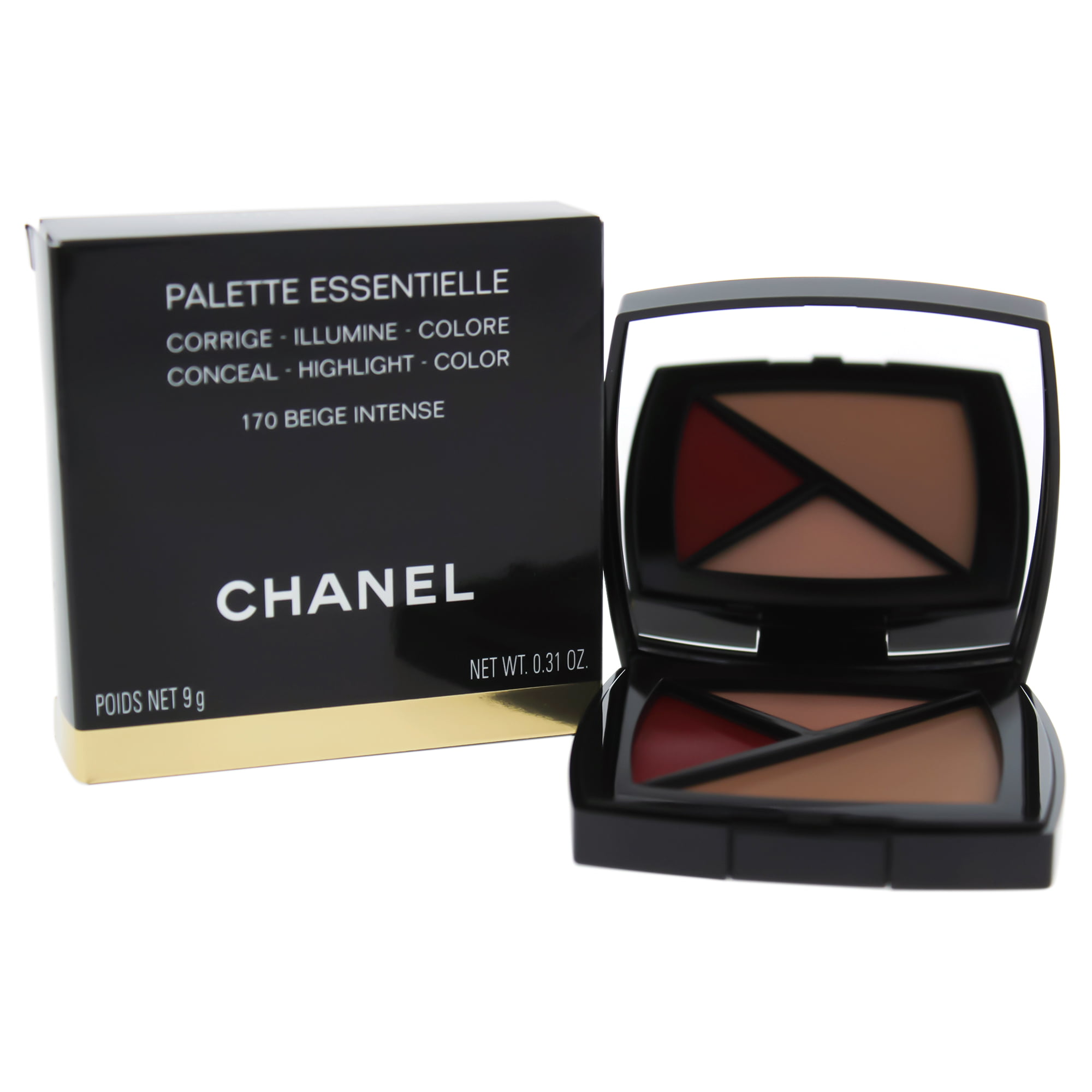 FREE SHIPPING - CHANEL PALETTE ESSENTIELLE (CONCEAL, HIGHLIGHT AND COLOR) –  # 170 BEIGE INTENSE