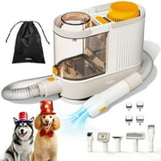 Palfur IN01 Dog Grooming Kit with Electric Clipper, De-Shedding Tool, Brushes