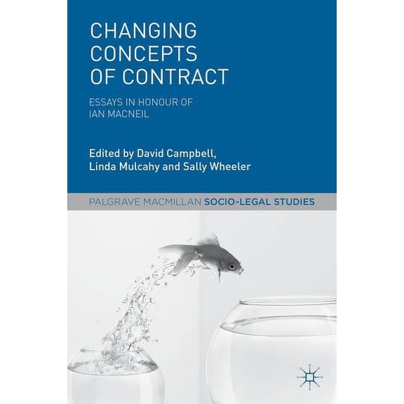 Palgrave Socio-Legal Studies Changing Concepts of Contract: Essays in Honour of Ian MacNeil, (Hardcover)