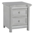 thumbnail image 1 of Pali Design Cristallo Transitional Wood Nightstand in Vintage White, 1 of 3