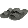 thumbnail image 1 of Pali Hawaii Unisex Adult Classic Jandal Sandal Black, 7, 1 of 1