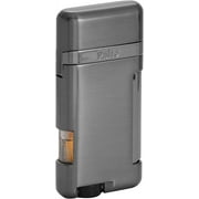 Pali  Lazio Single Angled Jet Flame Cigar Lighter, Durable Metal Body, Gunmetal