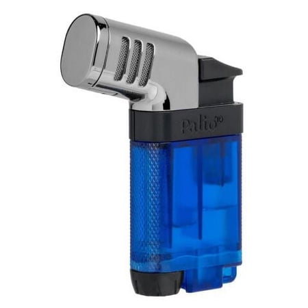Palió Pistola Angled Double-Jet Flame Lighter, Blue