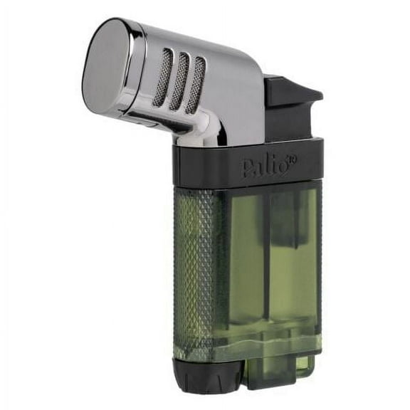 Pali Pistola Angled Double-Jet Flame Lighter, Green