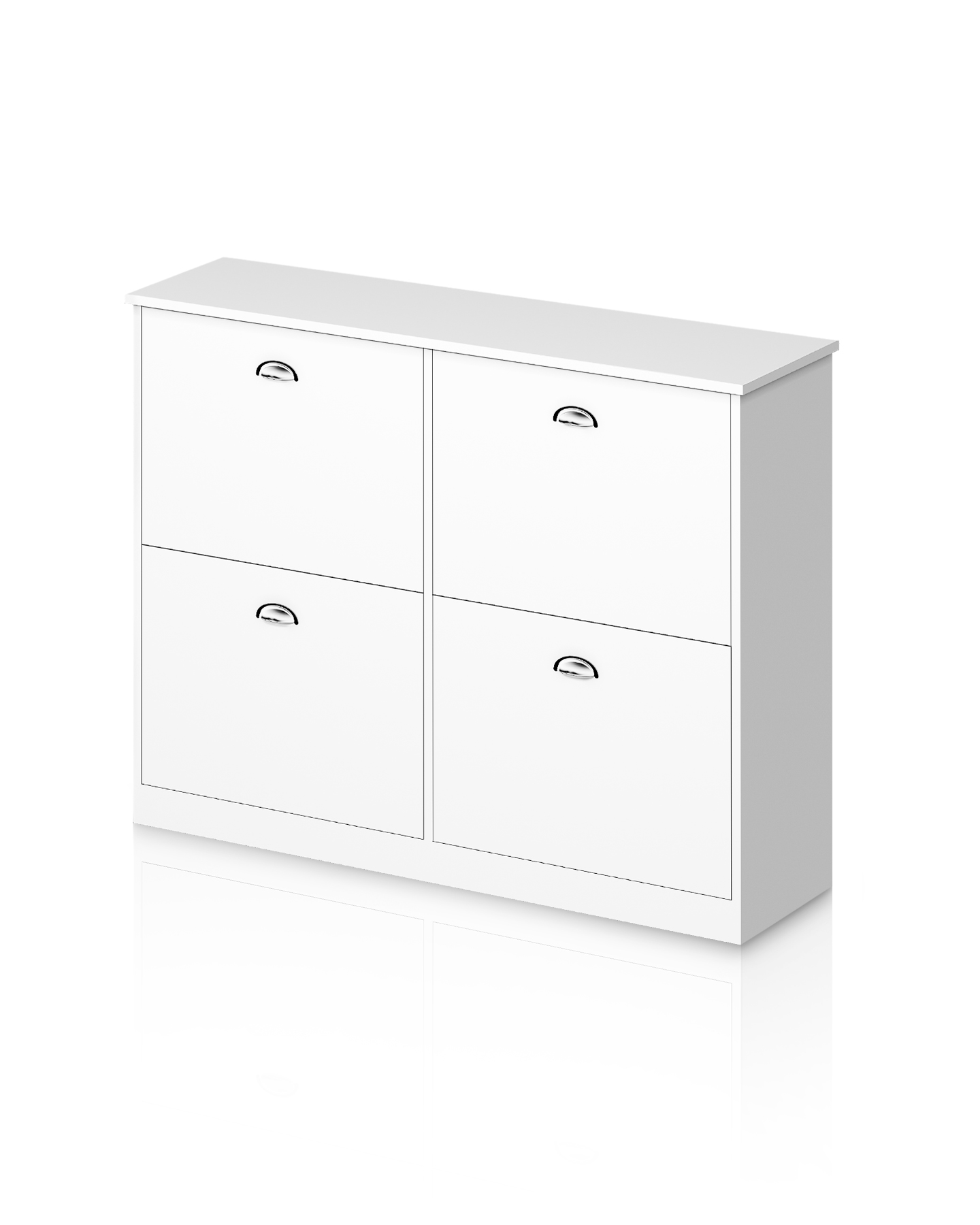 Baxton Studio Adalwin Modern and Contemporary Dark Gray 2Door Wooden