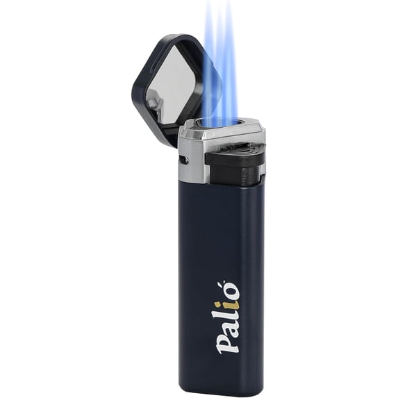 Palio Triple Torch Lighter, Navy Blue