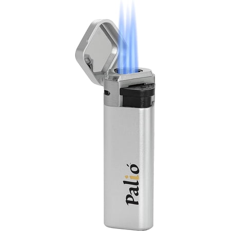 Palio Triple Torch Lighter, Silver