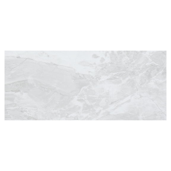 Palisade 11in x 4.5in Vinyl Backsplash Tile Sample in Iced Pewter