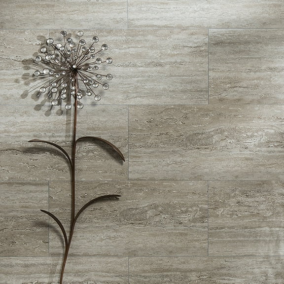 Palisade 11in x 4.5in Vinyl Wall Tile Sample in Grecian Earth