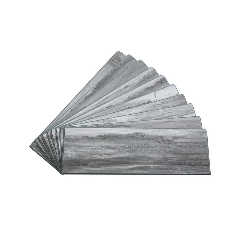 Palisade 22.8in x 7.31in Vinyl Wall Tile in Hermitage Granite